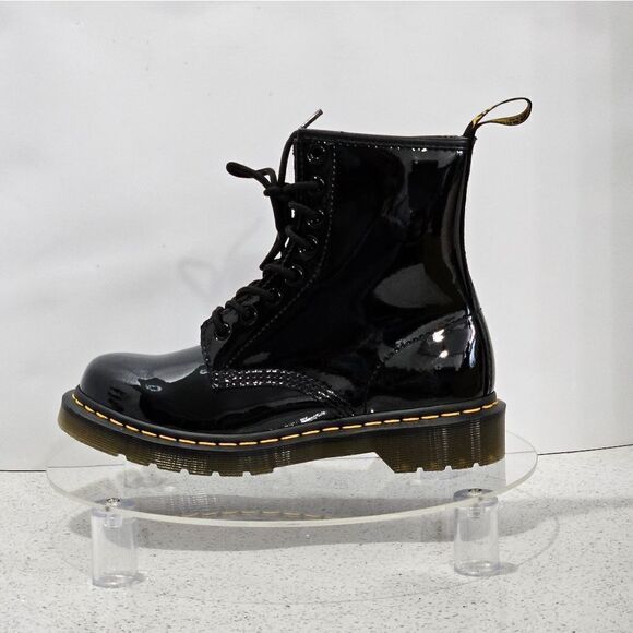 🥾Doc Martens, genuine leather with patent gloss coating. NIB, Size 7. - Picture 6 of 12